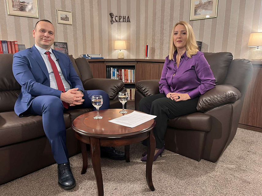 БАЊАЛУKА, 7. ДЕЦЕМБРА /СРНА/ - Савјетник предсједника Републике Српске Никола Шобот током гостовања у подкасту Срне.