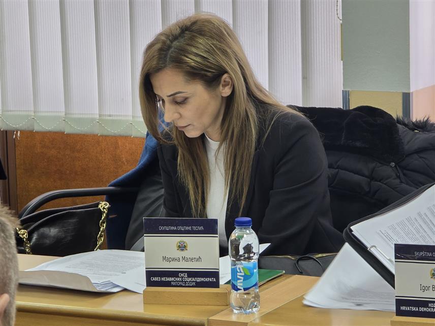 ТЕСЛИЋ, 7. ДЕЦЕМБРА /СРНА/ - Одборник у Скупштини општине Tеслић Марина Малетић.