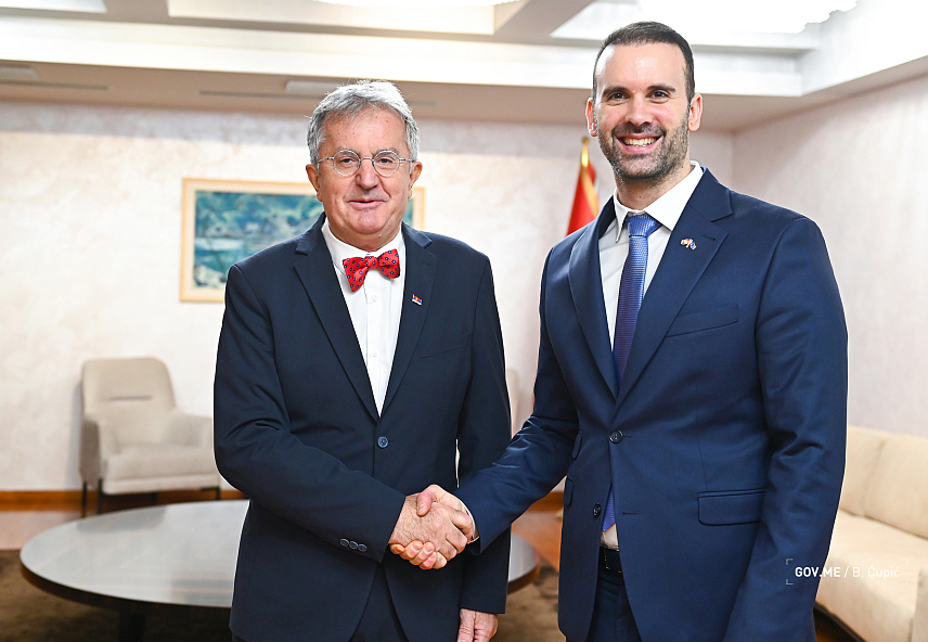 ПОДГОРИЦА, 13. ФЕБРУАРА /СРНА/ - Састанак предсједника црногорске Владе Милојка Спајића са новоименованим амбасадором Србије Небојшом Родићем.
