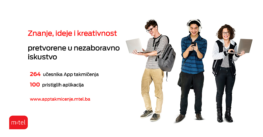 БАЊАЛУКА, 28. ФЕБРУАРА /СРНА/ - Побједници "М:тел ап такмичења" представљаће БиХ на регионалном такмичењу у апликацијама које ће бити одржано 6. марта у Београду.