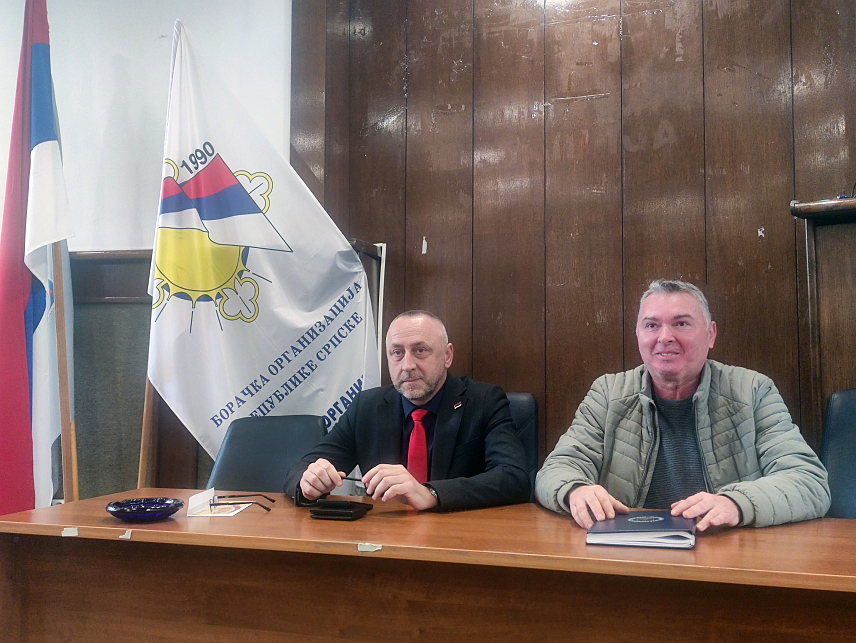 ПРИЈЕДОР, 7. ФЕБРУАРА /СРНА/ - Министар рада и борачко-инвалидске заштите Републике Српске Данијел Егић гдје је одржао редовни радни састанак са градском и општинским борачким организацијама приједорске регије.