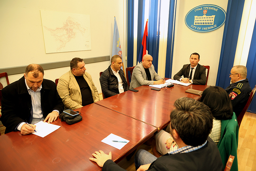 TРЕБИЊЕ, 14.МАРТА /СРНА/ - Сједница Штаба за ванредне ситуације Tребиња.