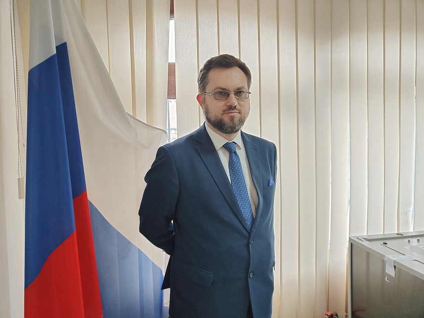 САРАЈЕВО, 17. МАРТА /СРНА/ - Савјетник Амбасаде Руске Федерације за научно, културну и хуманитарну сарадњу Јуриј Пичугин.