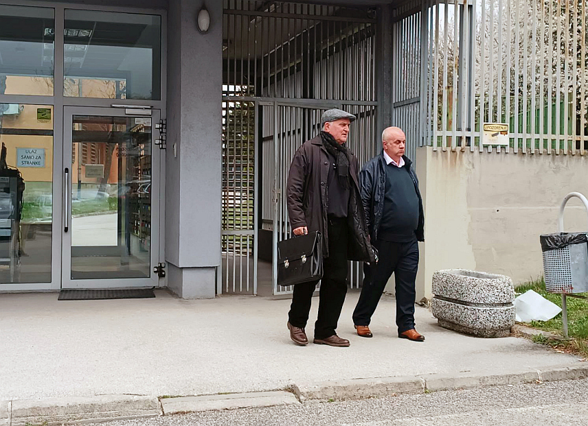 САРАЈЕВО, 18. МАРТА /СРНА/ - Предсједник удружења "Источна алтернатива" Војин Павловић и адвокат Мирко Благојевић.