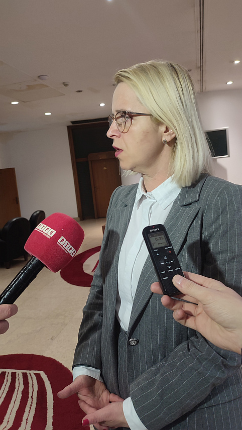 САРАЈЕВО, 19. МАРТА /СРНА/ - Предсједавајућа привремене истражна комисије Дома народа Парламентарне скупштине БиХ Сњежана Новаковић-Бурсаћ.