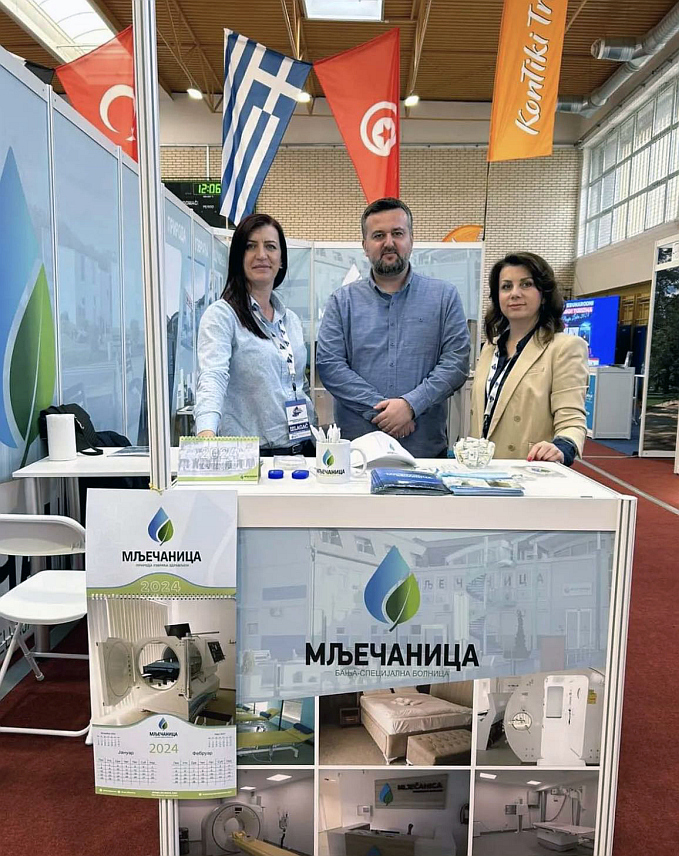 БАЊАЛУКА, 1. МАРТА /СРНА/ - Специјална болница за физикалну медицину и рехабилитацију "Мљечаница" учествује на Четвртом међународном сајму туризма у Бањалуци, на којем ће представити своје здравствене и туристичке услуге на самосталном штанду.