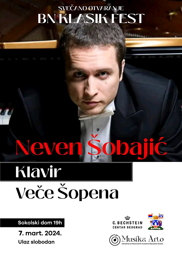 БИЈЕЉИНА 1. МАРТА /СРНА/ - Четвородневни Фестивал класичне музике "БН класик фест" почеће у Бијељини у четвртак, 7. марта.