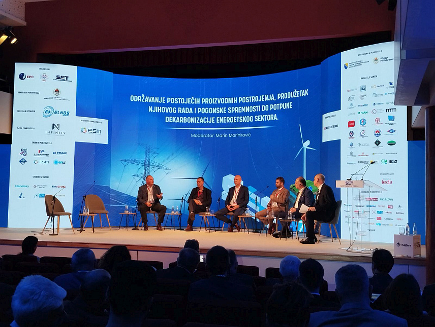 TРЕБИЊЕ, 22. МАРTА /СРНА/ - Извршни директор ЕРС-а за техничке послове Иван Копривица на Самиту енергетике - СЕТ 2024 у Требиње.