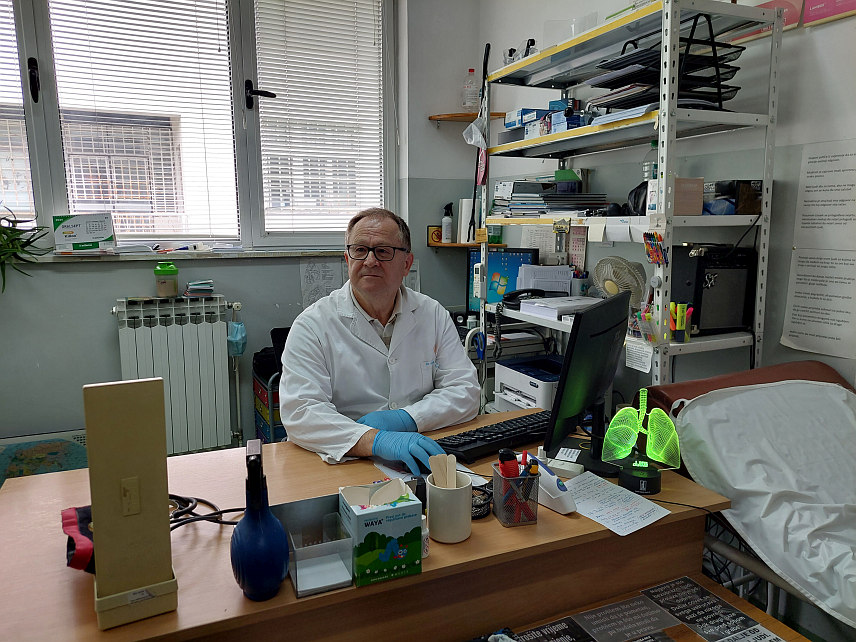 ВИШЕГРАД, 25. МАРТА /СРНА/ - Пулмолог Горан Лончаревић.