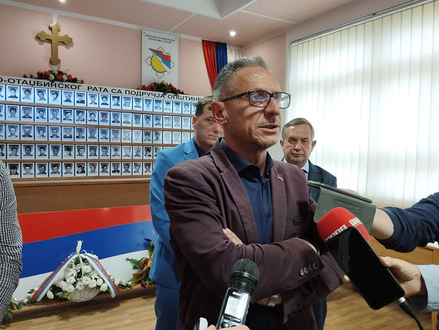 БРОД, 26. МАРТА /СРНА/ - Предсједник Борачке организације /БОРС/ Републике Српске Радан Остојић.