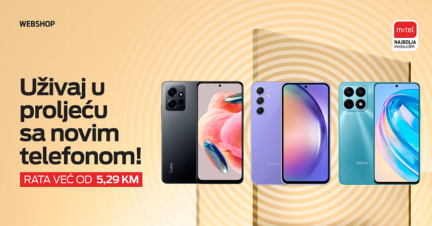 БАЊАЛУКА, 11. АПРИЛА /СРНА/ - Из компаније "М:тел" препоручују моделе који плијене пажњу, са одличним могућностима и по приступачним цијенама.