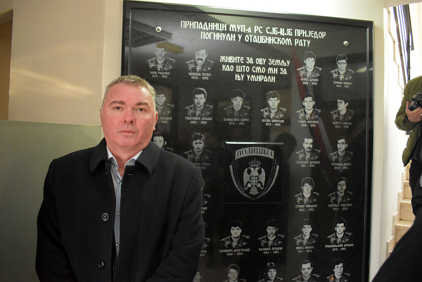 ПРИЈЕДОР, 17. АПРИЛА /СРНА/ - Предсједник Борачке организације Војислав Кондић.
