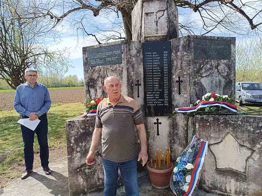 СРБАЦ, 1. АПРИЛА /СРНА/ - На Стегића ади у Разбоју Љевчанском у општини Србац данас је служен помен за 22 Срба које су 1944. године на најсвирепији начин убиле усташе.