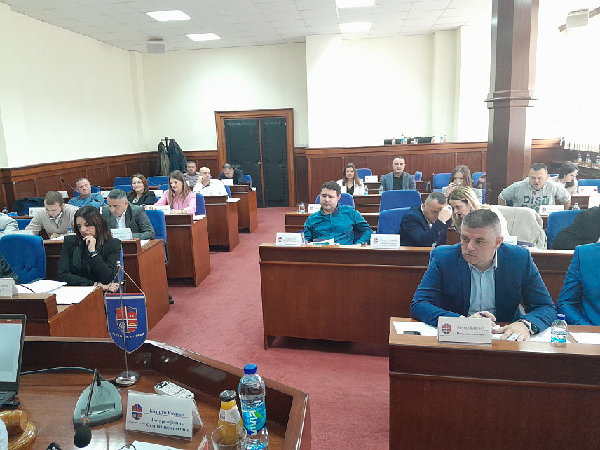 МРКОЊИЋ ГРАД, 25. АПРИЛА /СРНА/ - Сједница Скупштине општине Мркоњић Град.