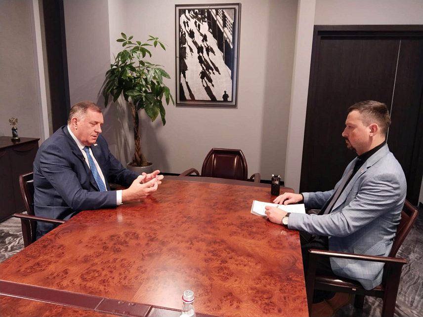 САНКТ ПЕТЕРБУРГ, 25. АПРИЛА /СРНА/ - Предсједник Републике Српске Милорад Додик.