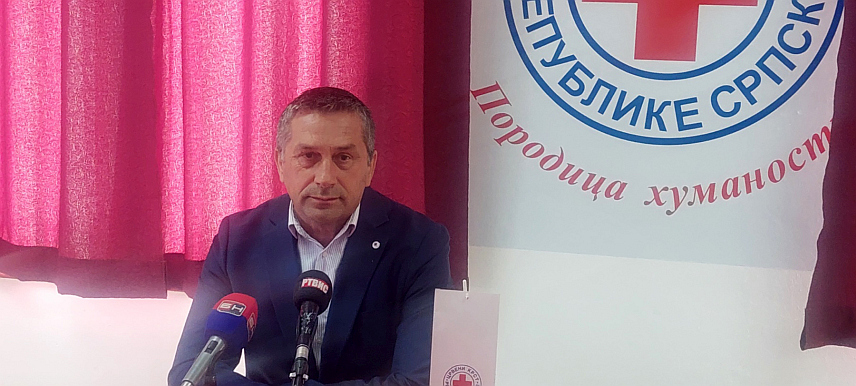 ПАЛЕ, 29. АПРИЛА /СРФНА/ - Генерални секретар Црвеног крста Републике Српске Рајко Лазић.