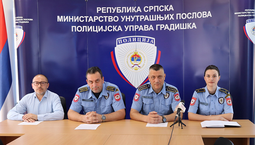 ГРАДИШКА, 30. ЈАНУАРА /СРНА/ - Конференција за новинаре Полицијске управе Градишка.