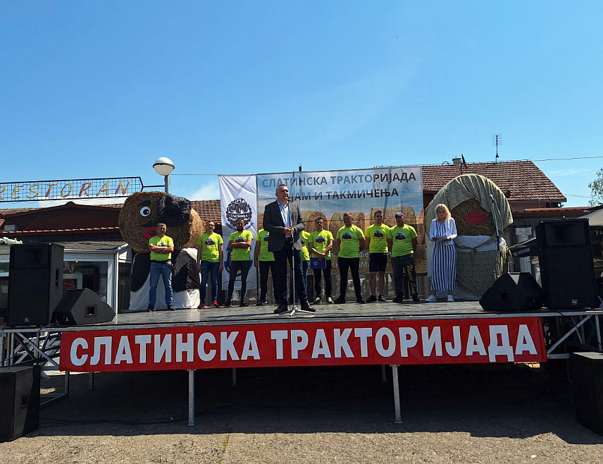 ШАМАЦ, 12. МАЈА /СРНА/ - Министар пољопривреде, шумарства и водопривреде Републике Српске Саво Минић присуствовао је петој "Слатинској тракторијади" у Доњој Слатини код Шамца.