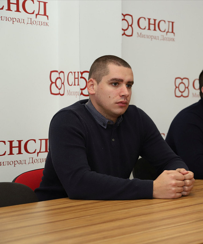 ТРЕБИЊЕ, 13.МАЈА /СРНА/ - Потпредсједник Младих социјалдемократа Слађан Орбовић.