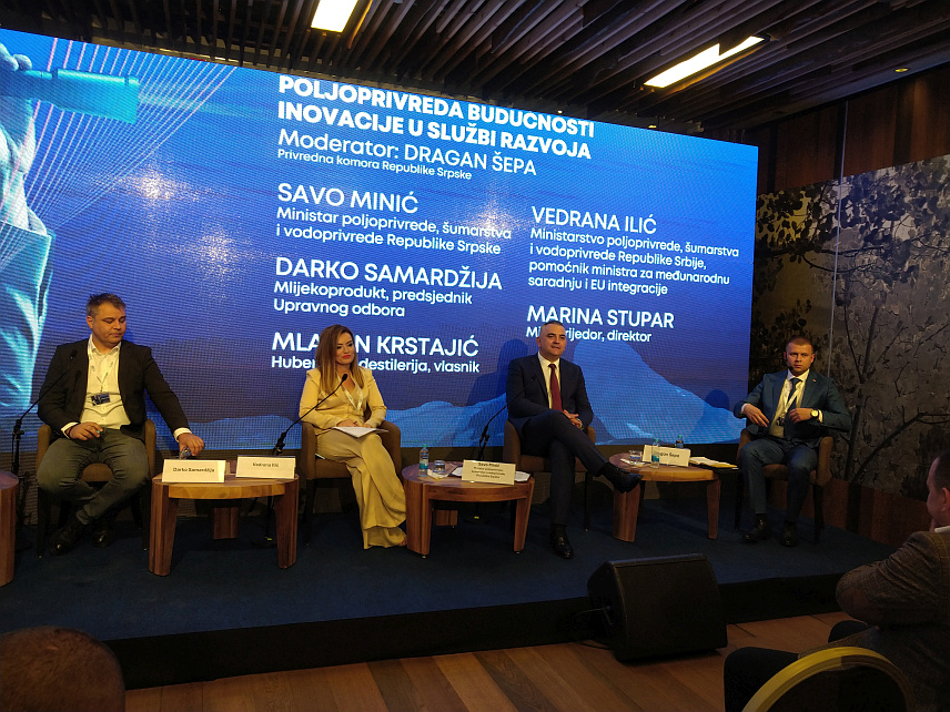 ЈАХОРИНА, 15. МАЈА /СРНА/ - Министар пољопривреде, шумарства и водопривреде Републике Српске Саво Минић учествовао је на панелу "Пољопривреда будућности - иновације у служби развоја" у оквиру "Јахорина економског форума".