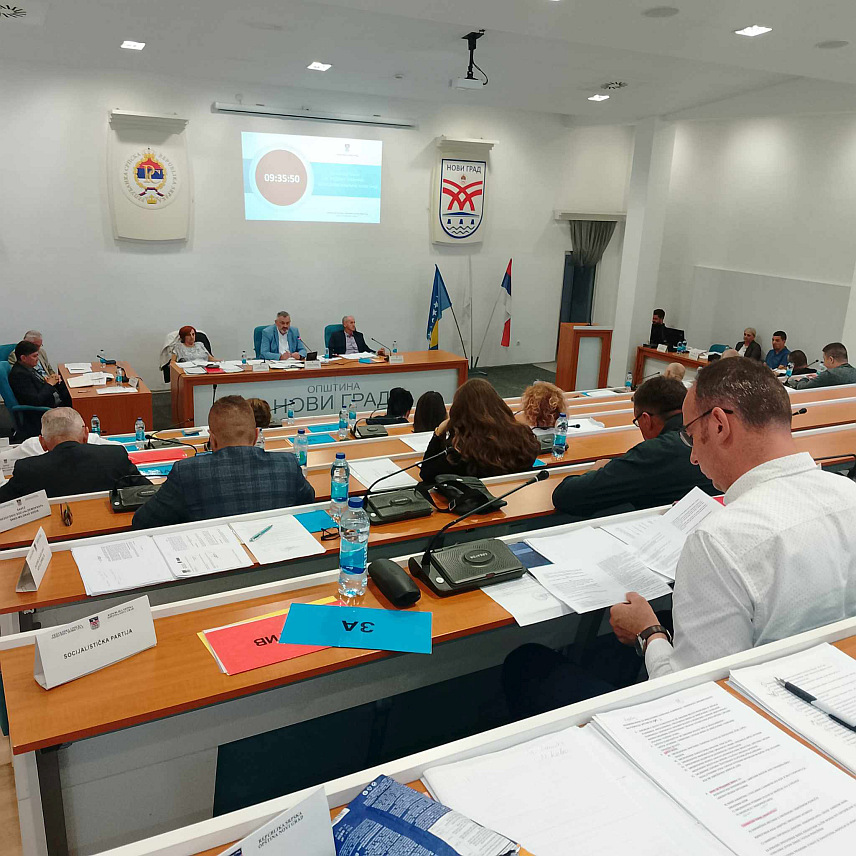 НОВИ ГРАД, 25. МАЈА /СРНА/ - Скупштина општине Нови Град.