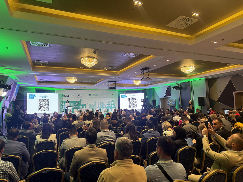 САРАЈЕВО, 29. МАЈА /СРНА/ - Конференција "Озелењавање западног Балкана" коју је организовала Европска банка за обнову и развој /ЕБРД/ у Сарајеву.