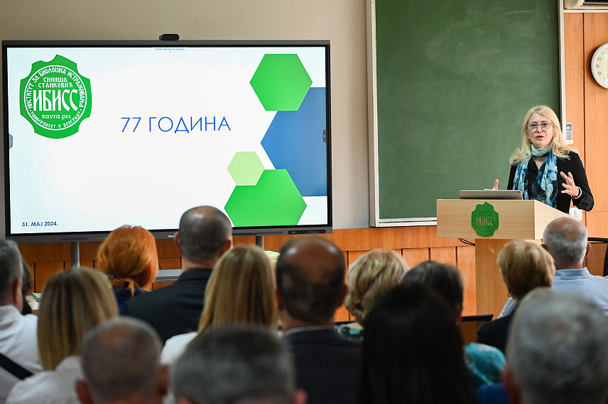 БЕОГРАД, 31. МАЈА /СРНА/ - Институт за биолошка истраживања "Синиша Станковић" у Београду обиљежио је данас 77 година постојања, а министар науке, технолошког развоја и иновација Србије Јелена Беговић истакла је да је овај институт прерастао у водећу научну институцију у области биолошких наука у Србији и има велики потенцијал да буде препознат у цијелом свијету.