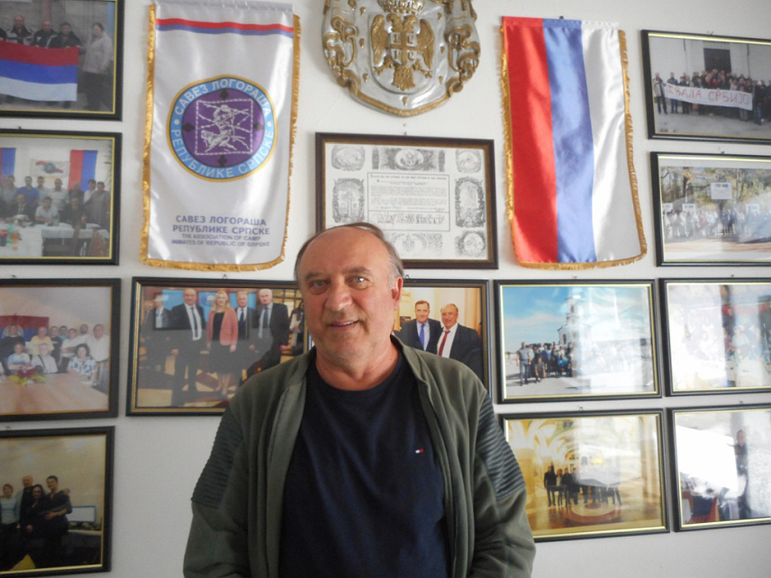 БРАТУНАЦ, 3. МАЈА /СРНА/ - Предсједник Удружења логораша регије Бирач Винко Лале.