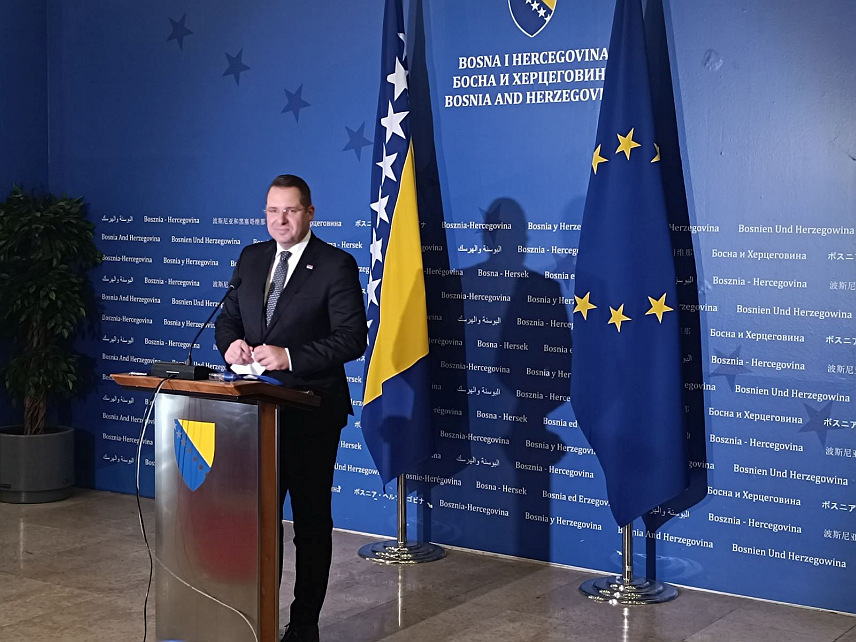 САРАЈЕВО, 12. ЈУНА /СРНА/ - Делегат Клуба српског народа у Дому народа Парламентарне скупштине БиХ Радован Ковачевић.