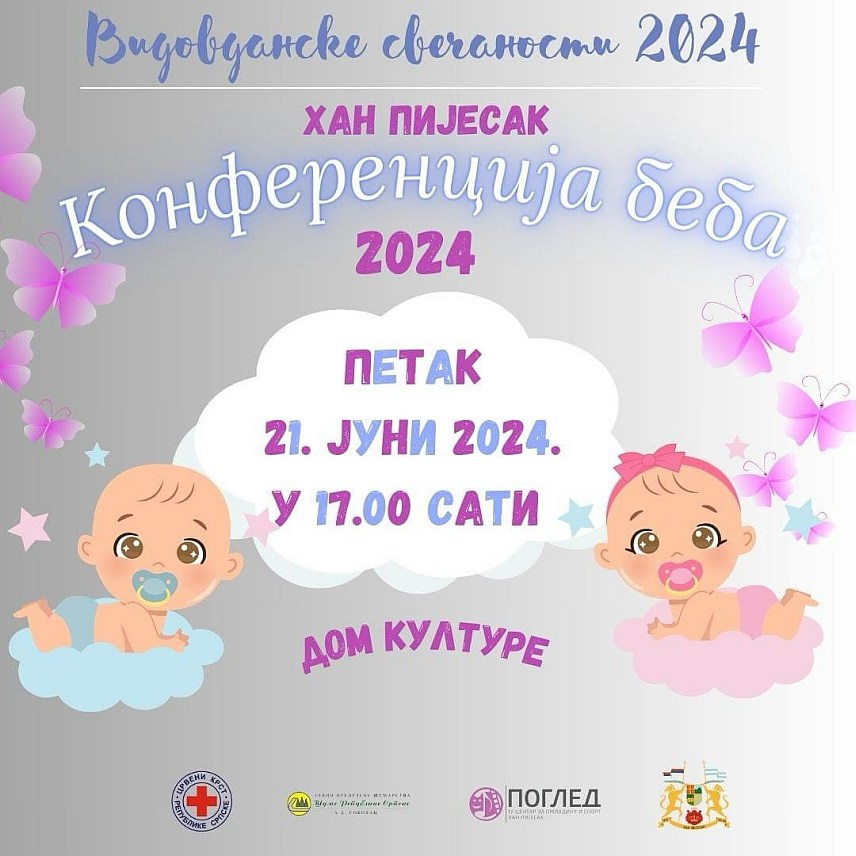 ХАН ПИЈЕСАК, 20. ЈУНА /СРНА/ - На Хан Пијеску сутра ће традиционалном "Конференцијом беба" почети богат програм "Видовданских свечаности".