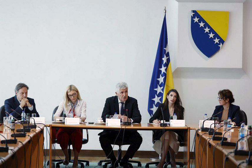 САРАЈЕВО, 20. ЈУНА /СРНА/ - Предсједавајући Дома народа Парламентарне скупштине БиХ Драган Човић на традиционалном дружењу с новинарима.