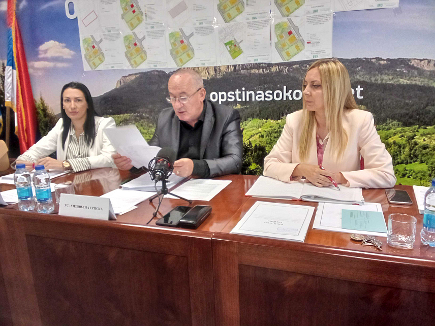 СОКОЛАЦ, 3. ЈУНА /СРНА/ - Сједница Скупштине општине Соколац.