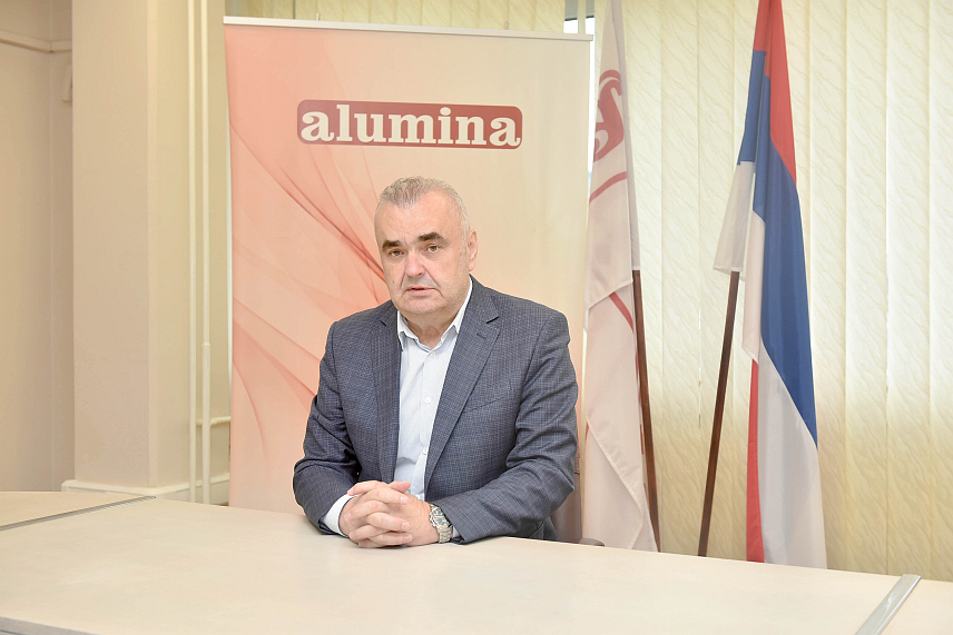 ЗВОРНИК, 4. ЈУНА /СРНА/ - Директор "Алумине" Зоран Стевановић.