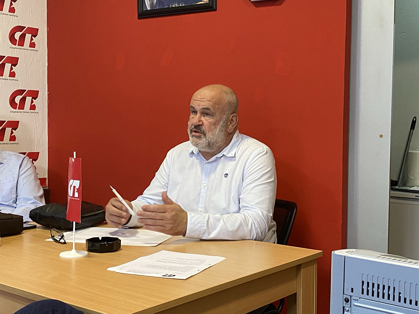 КОЗАРСКА ДУБИЦА, 4. ЈУНА /СРНА/ - Предсједник Општинског одбора Социјалистичке партије Козарска Дубица Душко Милуновић.