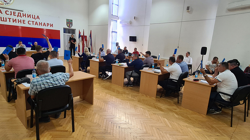 СТАНАРИ, 5. ЈУНА /СРНА/ - Ванредна сједница Скупштине општине Станари.