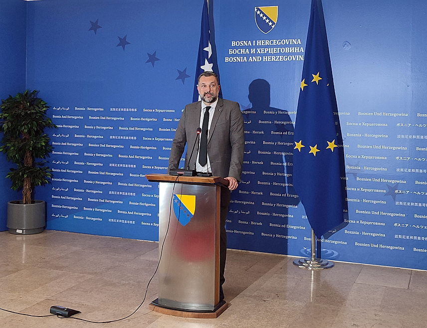 САРАЈЕВО, 18. ЈУЛА /СРНА/ - Министар иностраних послова у Савјету министара Елмедин Конаковић.