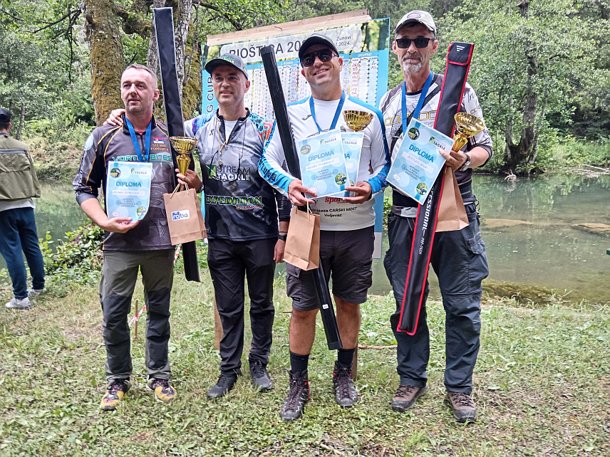 СОКОЛАЦ, 20. ЈУЛА /СРНА/ - Репрезентативац БиХ у спортском риболову Аднан Милановић из Горњег Вакуфа побједник је "Стрим фишинг купа", одржаног данас на ријеци Биоштици у мјесту Жунови код Сокоца.