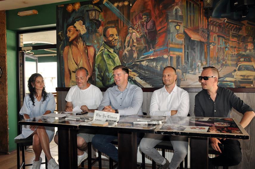 ПРИЈЕДОР, 24. ЈУЛА /СРНА/ - Предсједник Удружења "ША фест" Горан Кривић на конференцији за новинаре.