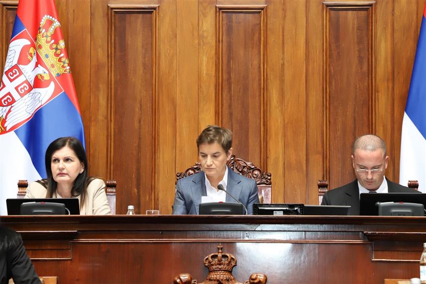 БЕОГРАД, 25. ЈУЛА /СРНА/ - Сједница Скупштине Србије.