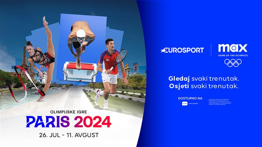 БАЊАЛУКА, 29. ЈУЛА /СРНА/ - Компанија "М:тел" нуди корисницима ИПТВ-а седам додатних "Евроспортових" ха-де канала на позицијама од 150 до 156, који ће преносити сваки детаљ Олимпијских игара у Паризу до 11. августа.