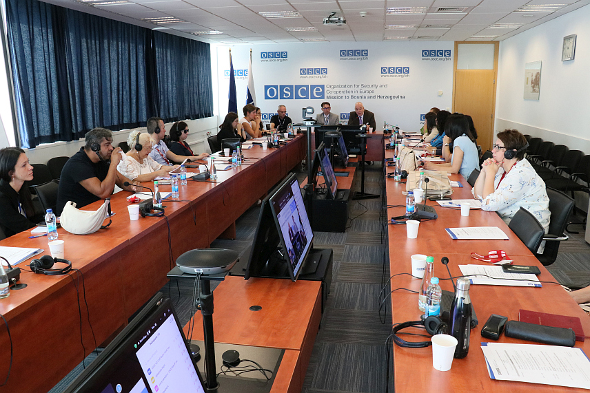 САРАЈЕВО, 30. ЈУЛА /СРНА/ - Мисија ОЕБС-а у БиХ је поводом Свјетског дана борбе против трговине људима, у сарадњи са Канцеларијом специјалног представника ОЕБС-а и координатора за борбу против трговине људима, организовала радионицу о тему борбе против ове појаве чије су жртве мањине, дјеца и особе са инвалидитетом.