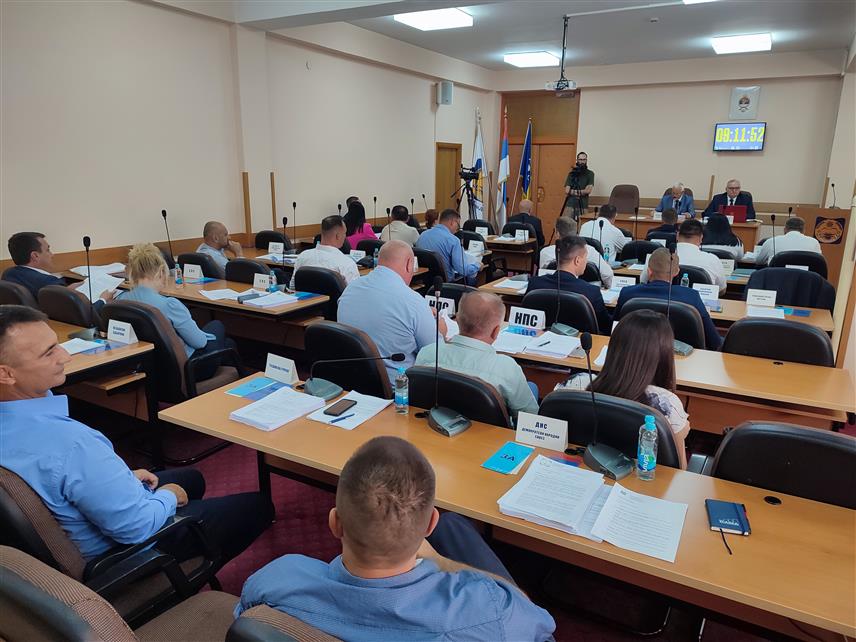 ГРАДИШКА, 31. ЈУЛА /СРНА/ - Сједница Скупштине града Градишка.