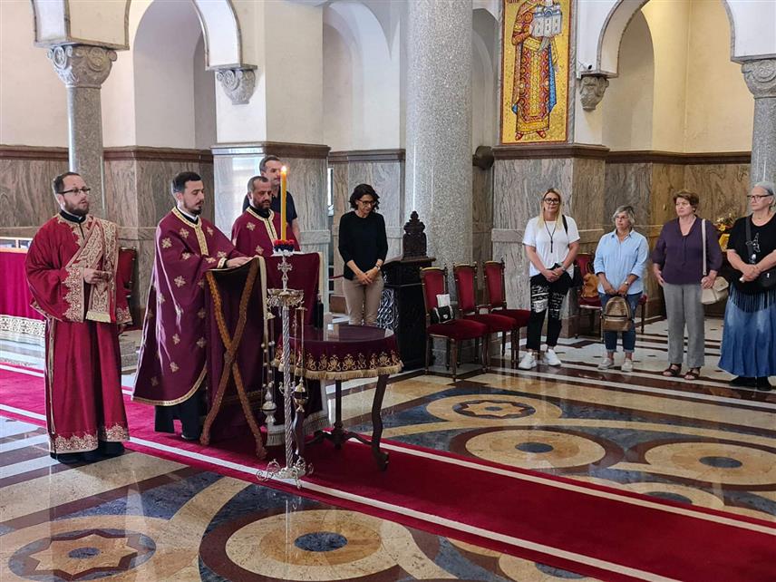 БАЊАЛУКА, 3. ЈУЛА /СРНА/ - У Храму Христа Спаситеља у Бањалуци служен је парастос за све српске жртве страдале током ратова деведесетих година прошлог вијека на простору бивше Југославије.