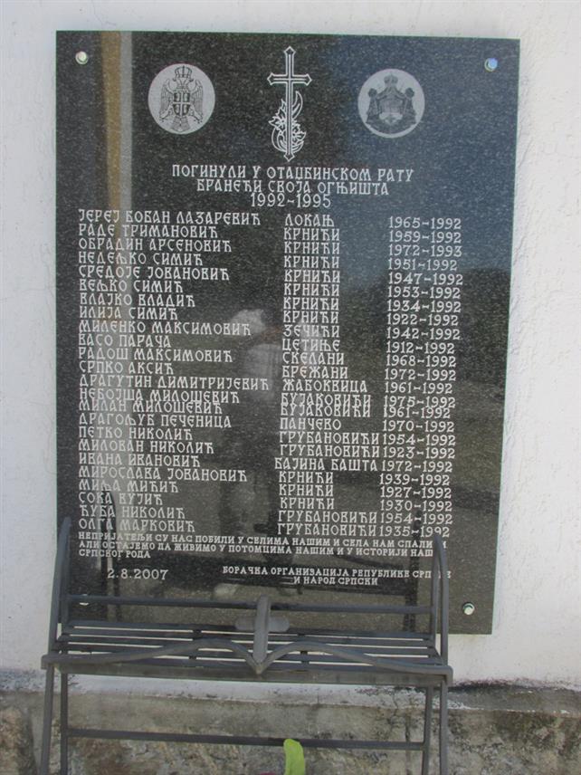 СРЕБРЕНИЦА, 3. ЈУЛА /СРНА/ - У порти Цркве Светог Пророка Илије у сребреничком селу Крњићи у петак, 5. јула, биће служен парастос за 24 српска цивила и војника из овог села, од којих су 17 убили припадници муслиманских снага из Сребренице на тај дан 1992. године