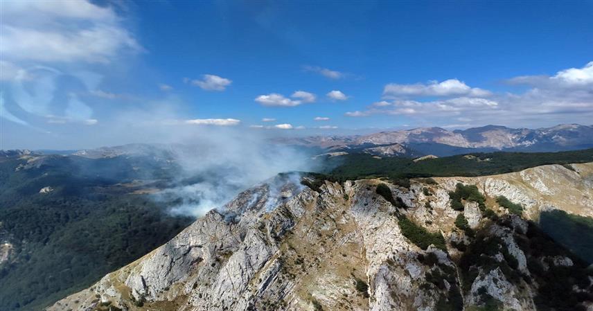ИСТОЧНО САРАЈЕВО, 11. АВГУСТА /СРНА/ - Директор Републичке управе Цивилне заштите Борис Трнинић упозорио је да у Националном парку "Сутјеска" на локалитету Тјентишта гори стољетна црногорична шума и да је неопходно хитно ангажовање хеликоптера за гашење пожара Хеликоптерске јединице МУП-а Републике Србије какао би помогао Хеликоптерском сервису Републике Српске и људству ангажованом на терену.