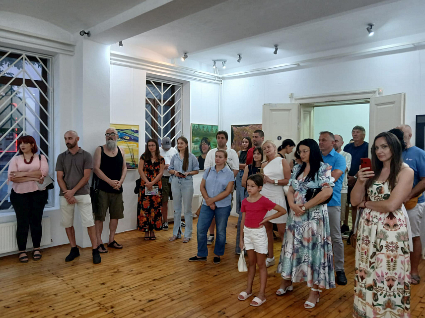 НОВИ ГРАД, 12. АВГУСТА /СРНА/ - Овогодишње ликовно саборовање у Новом граду озваничено је вечерас отварањем изложбе радова насталих током прошлогодишње Ликовне колоније "Ракани" у галерији у Новом Граду.