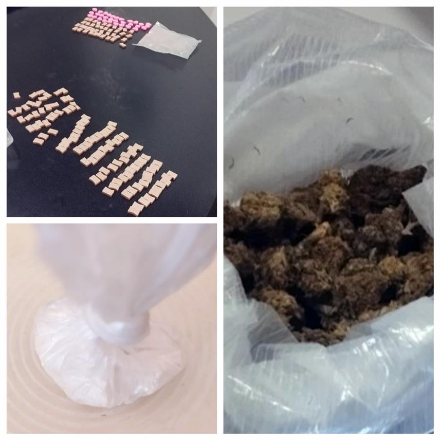 ПРИЈЕДОР, 3. АВГУСТА /СРНА/ - Ухапшена су два лица из Приједора чији су иницијали М.В. и М.Б.М. код којих је пронађено више врста дроге, саопштено је из Полицијске управе Приједор.