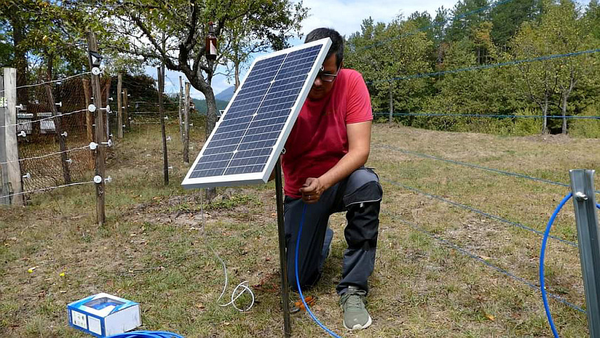 ВИШЕГРАД, 13. СЕПТЕМБРА /СРНА/ - Удружење пчелара Вишеград обезбиједило је осам електричних пастира са соларним напајањем за своје чланове у чије пчелињаке је упадао медвјед.