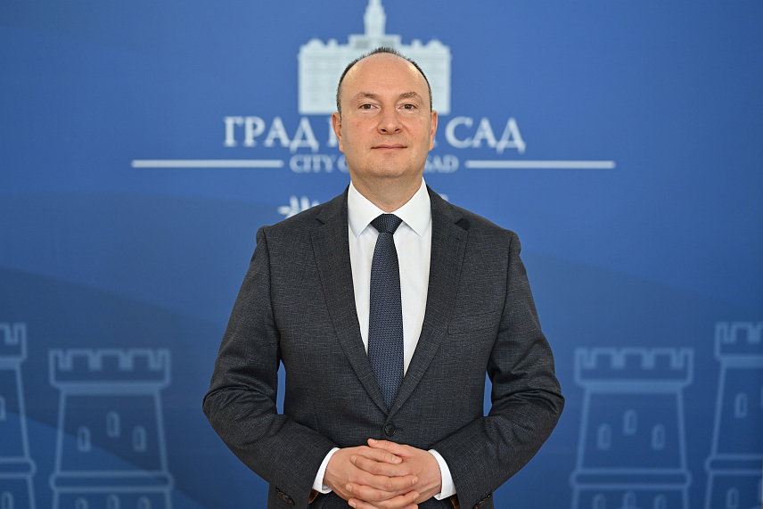 БЕОГРАД, 18. СЕПТЕМБРА /СРНА/ - Градоначелник Новог Сада Милан Ђурић.