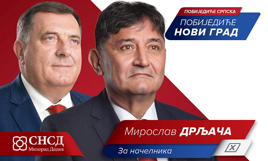 НОВИ ГРАД, 22. СЕПТЕМБРА /СРНА/ - Кандидат СНСД-а за начелника општине Нови Град Мирослав Дрљача.